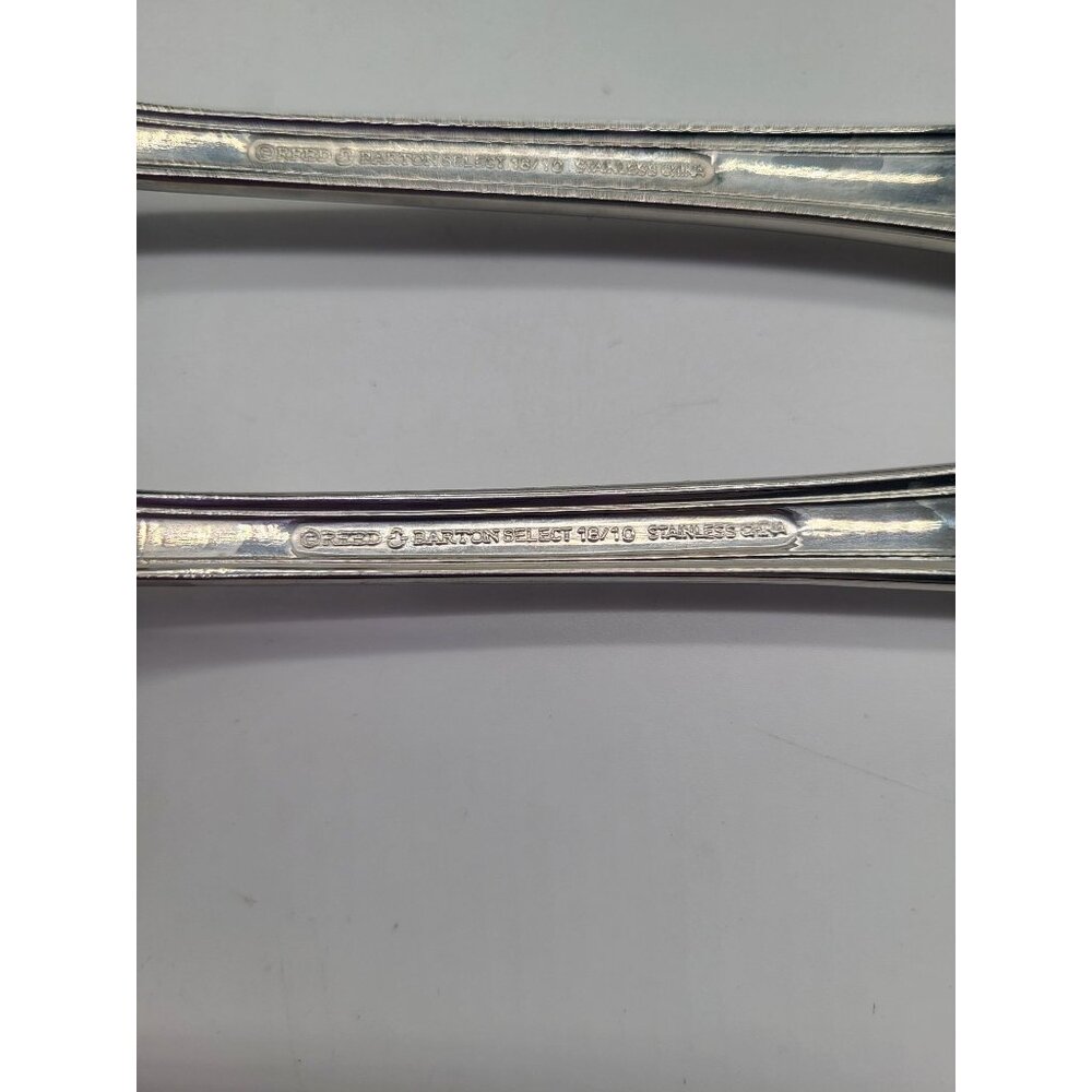 Reed & Barton Hadley Stainless Steel 18/10 Select Serving Spoon and Fork - Picture 4 of 9